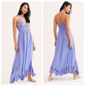 NWT Free People Adella Lacy Maxi Slip Dress.. Beautiful!